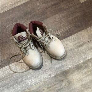 Timberland Premium 6-Inch Waterproof Black Leather Boots Toddler Size 8